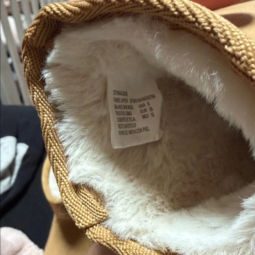 Cozy Tan Kids Boots